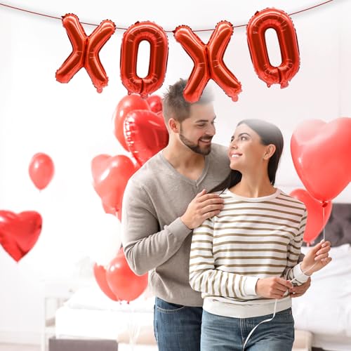 XOXO Mylar Balloons for Valentine's Day & Galentine's Party