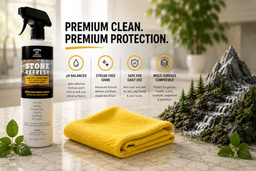 Stone Refresh Spray - Food-Safe Cleaner for Granite & Marble