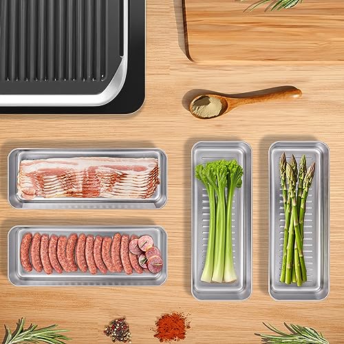 Verveia Stainless Steel Bacon Container - Airtight Fridge Storage Box