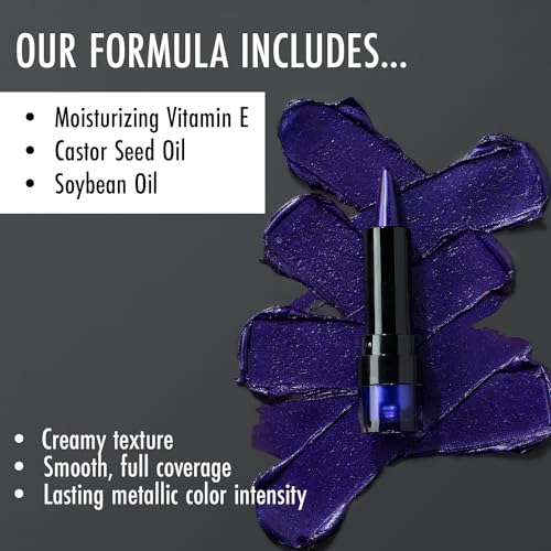 Black Radiance Metalicious Metallic Lipstick - Magnetic Sapphire Blue