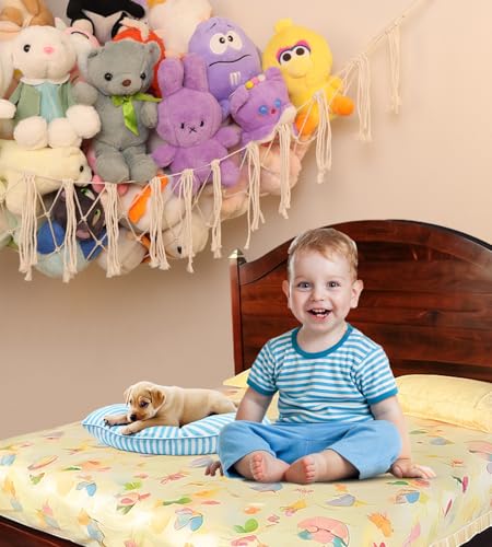 Large Handmade Cotton Stuffed Animal Storage Hammock C