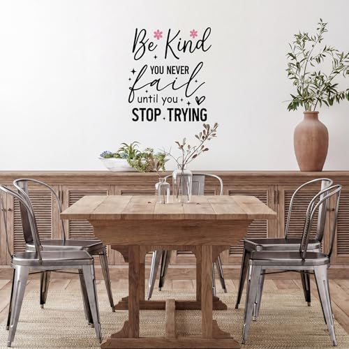Elegant Inspirational Vinyl Wall Decals - 9 Pcs Peel & Stick
