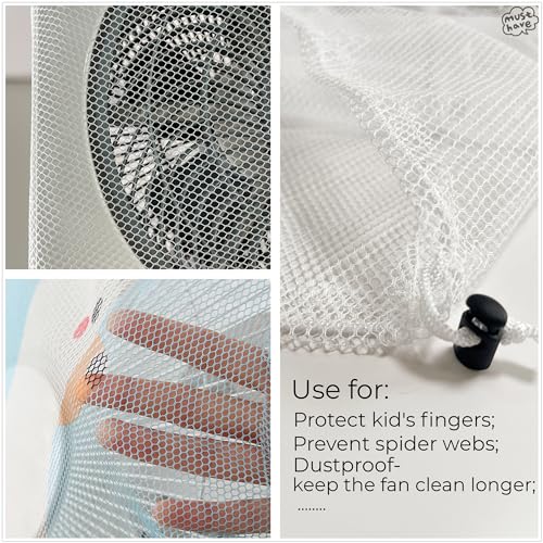 Codear 20-Inch Box Fan Mesh Cover - Safety Finger Guard & Dust Protector