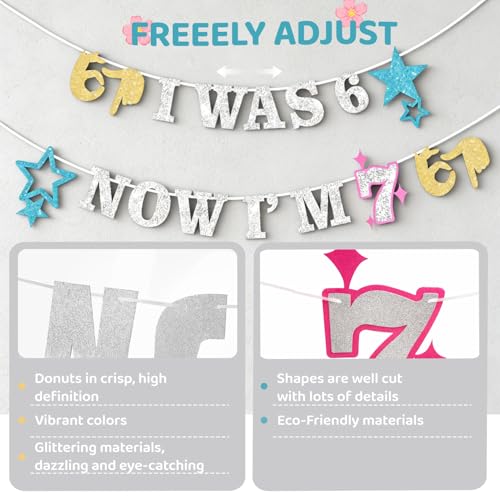 Ice Cream Meme Birthday Banner for 6-7 Year Olds - Fun Party Decor