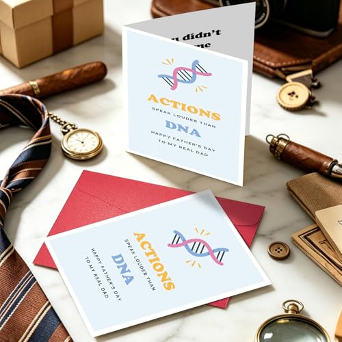 Heartfelt DNA Father's Day Card for Stepdad | Ogeby