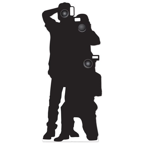Beistle Life Size Paparazzi Stand-up with Easel