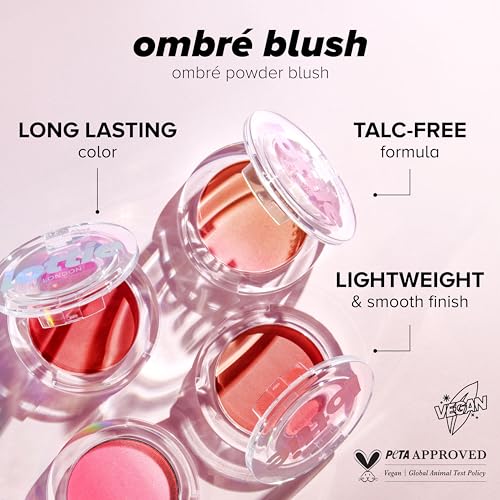 Lottie London Ombré Blush - Red Hot Lightweight Buildable Powder Blusher