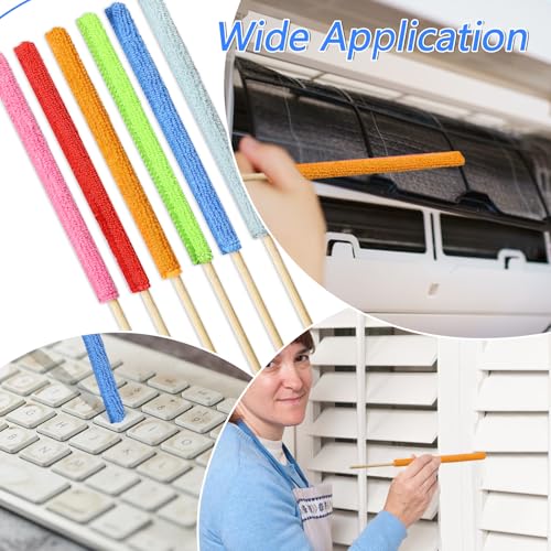 6 Pack Microfiber Mini Dusters for Effective Home & Car Cleaning