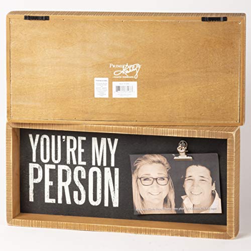 Primitives by Kathy 37586 Inset Box Photo Frame, You're My Person