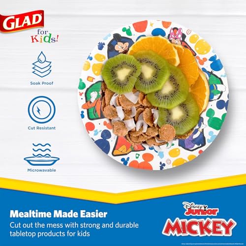 Disney Mickey & Friends Disposable Paper Bowls, 12 Oz, 40 Ct