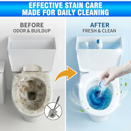 Auensten Toilet Bowl Cleaner Tablets - 24 Pack Deep Cleaning Descaler