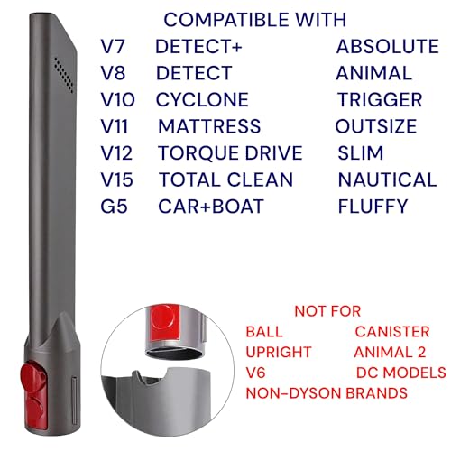 Crevice Tool Attachment Compatible with Dyson GEN5 V15 V12 V11 V10 V8