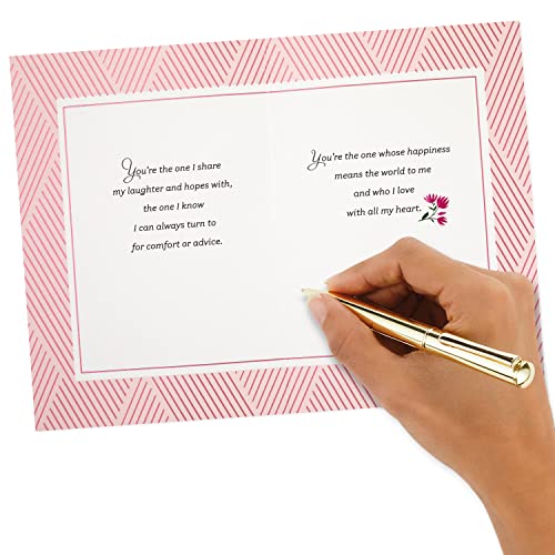 Hallmark Romantic Valentine's Day Card for Her - You're the One