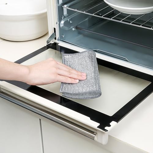 Double-Layer Wire Cleaning Cloths - Non-Scratch Dishcloths (10 Pack)
