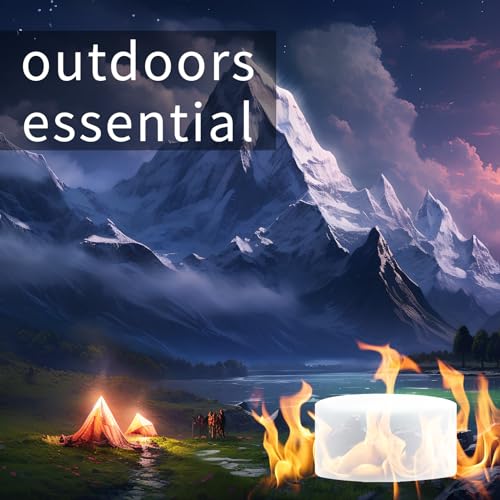 LANXUANR Solid Fuel Tablets, 20-Pack (15g) - Smokeless Fire Starter