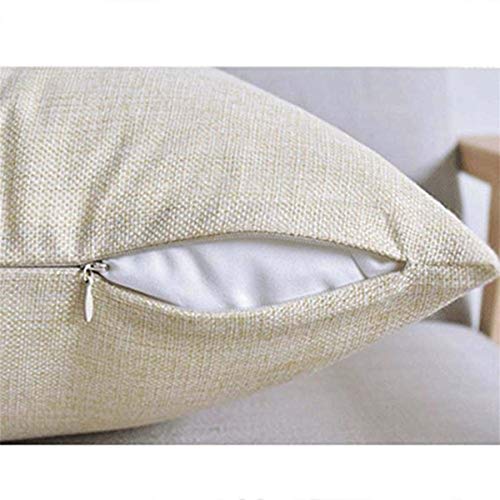 Mugod Emerald Green Striped Throw Pillow Cover - 18x18 Inch