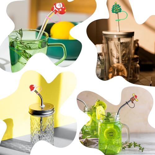 Silicone Straw Covers for Stanley Tumblers - Cute 10mm Cap Set