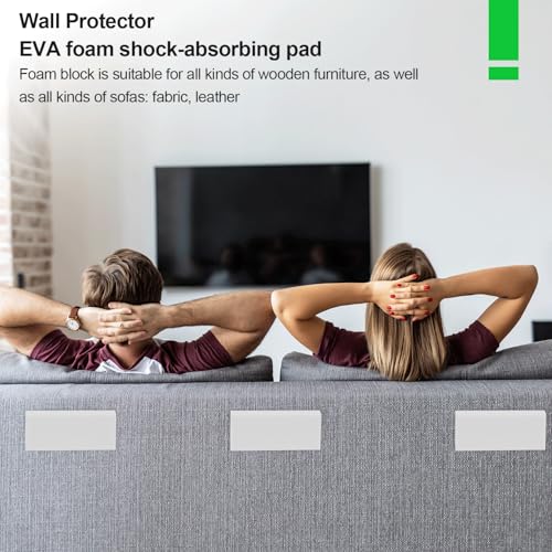 15mm EVA Foam Headboard Stoppers - 20 Pack Wall Protectors