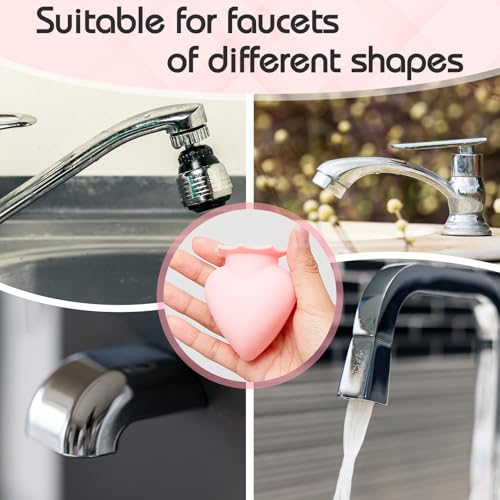 SiliFine Silicone Faucet Limescale Remover - 1.18" Neck, 2 Pack