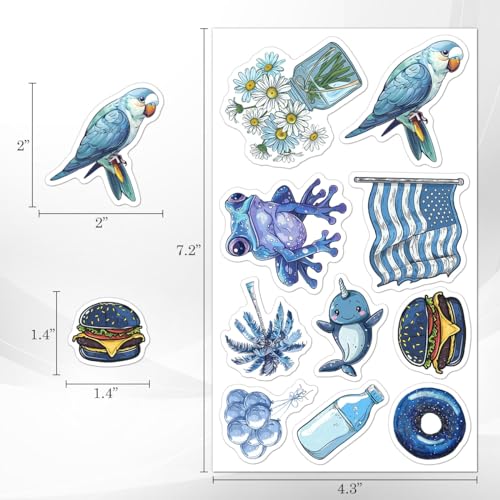50 Pcs Cute Waterproof Stickers for Water Bottles & Laptops
