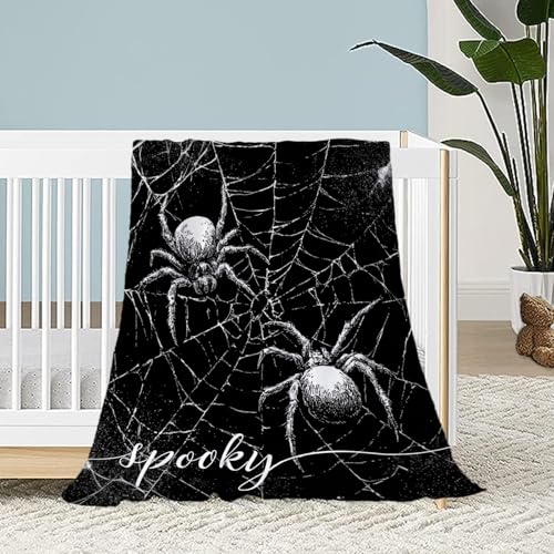 Spooky Halloween Baby Throw Blanket - Soft Plush 30x40