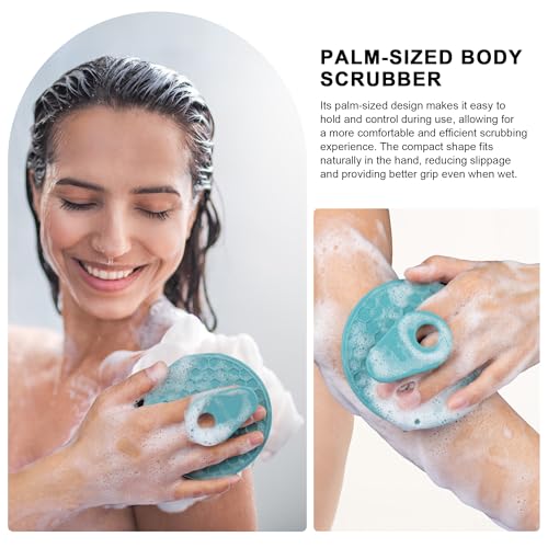 INNERNEED 2-in-1 African Exfoliating Net Sponge and Silicone Body Brush