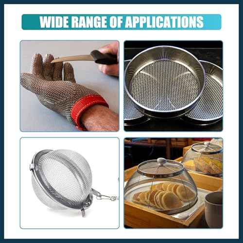 5-Pack Stainless Steel Welding Mesh Screen for Repairs - 20x15cm