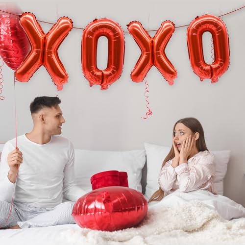XOXO Mylar Balloons for Valentine's Day & Galentine's Party