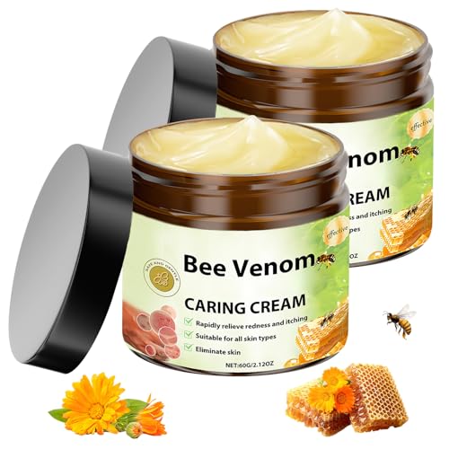 NIUYOU Bee Venom Skin Treatment Cream - Natural Moisturizing Blemish Control (2-Pack)