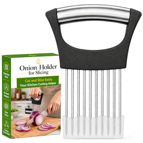 Hydro2Go Stainless Steel Onion Slicer with Protective Cover