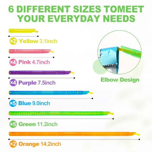 Reusable Food Bag Sealer Sticks - Airtight & Watertight Snack & Food Storage Clips