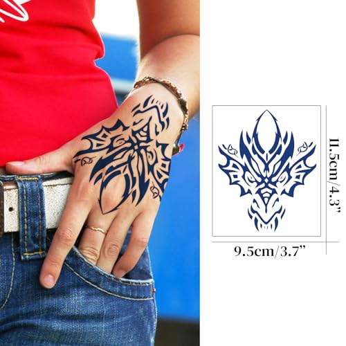 CUTELIILI Celtic Viking Temporary Tattoos - Waterproof Norse Designs 10 Pcs