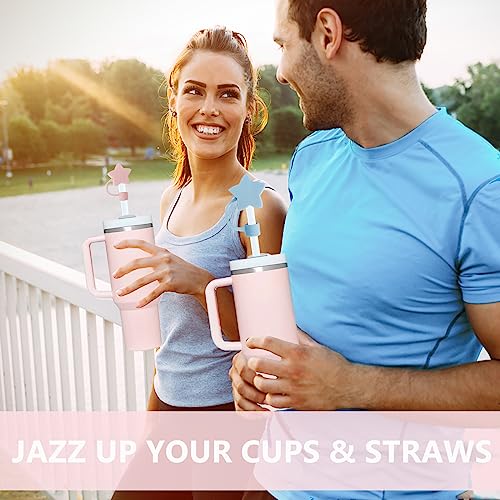 Stanley Tumbler Straw Covers - 3 PCS Silicone Caps for 30/40 oz