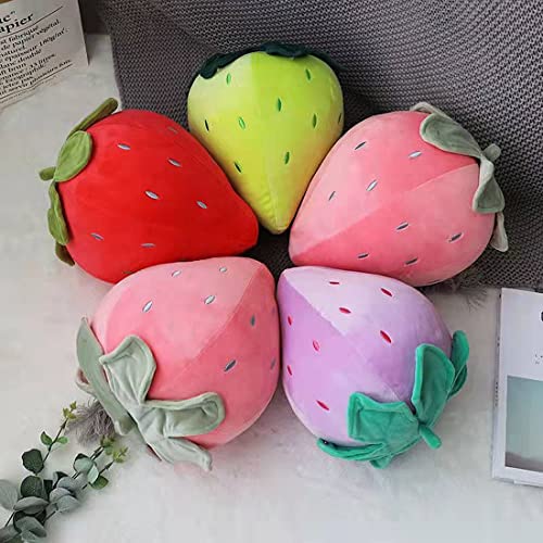 Cute Strawberry Plush Pillow for Kids - Soft & Cuddly Toy (20cm)
