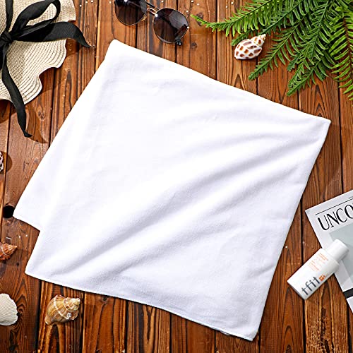 Tatuo 30 x 60 Inch Sublimation Beach Towel - Microfiber DIY Personalizable Large Bath & Pool Towel