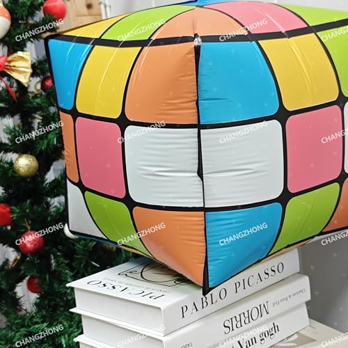 4D Magic Cube Square Inflatable Dice Balloons - 22 Inch (2pcs)