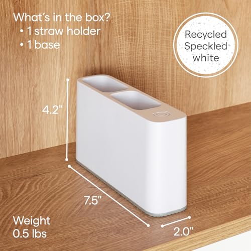 YouCopia SipStation Straw Holder - 20 Straw Capacity Organizer