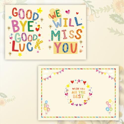 Gosknor Giant Farewell Greeting Card - Large Yellow Coworker Leaving Card