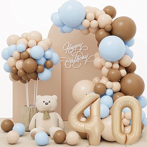 40 Inch Caramel Number 13 Foil Balloon for Birthday & Party