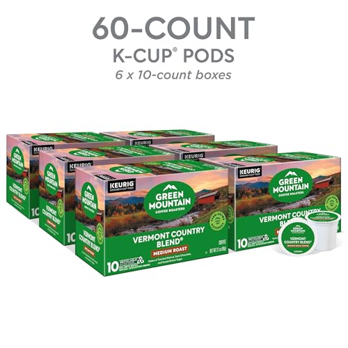 Green Mountain Coffee Roasters Vermont Country Blend K-Cup Pods, 60 Count