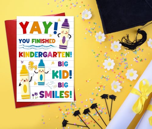 Kindergarten Graduation Cards with Envelopes - Class of 2026 Keepsake