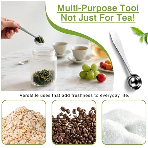 Premium Stainless Steel Tea Scoop – 1.5 tsp Measuring Spoon for All Teas