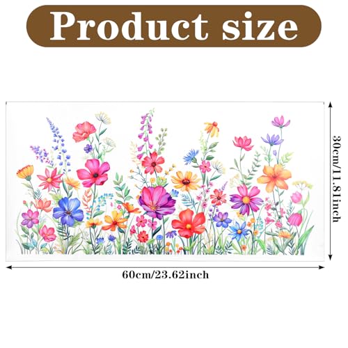Double-Sided Wildflower Window Clings | Glue-Free Floral Decor