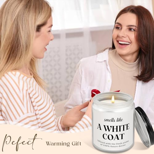 Vanilla Scented White Coat Candle - Future Doctor Gift (7oz)