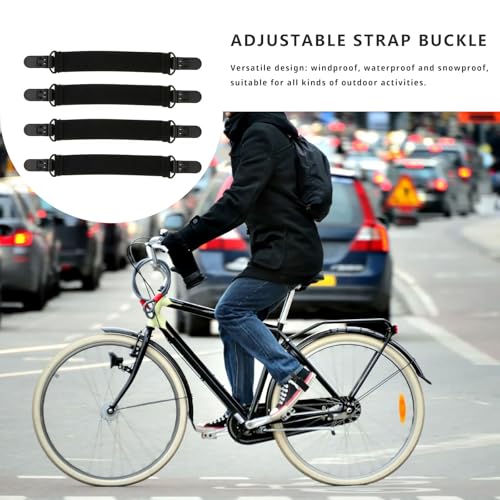 4 Pack Adjustable Elastic Stirrups for Riding Pants & Cowboy Boots