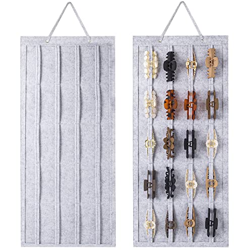 SMUK Large Hair Claw Clip Organizer - Wall Hanging Storage for Clips