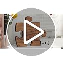 Never Forget Puzzle Piece Plaque - Inspirational Appreciation Gift for Women