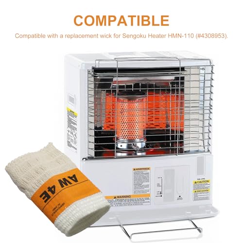 AW4E Kerosene Heater Replacement Wick for Sengoku, KeroHeat & Heatmate