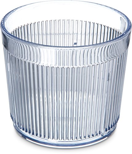 Carlisle Crystalon Stackable Tumbler - 9.6 oz Clear Plastic
