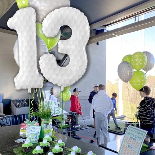 40-Inch Golf Number 1 Balloon - Sports Party Decoration